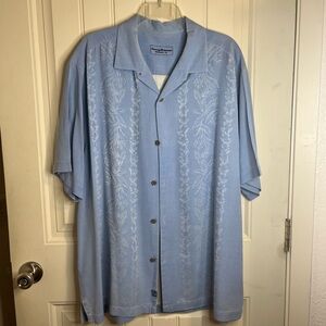 Tommy Bahama Blue Striped Shirt